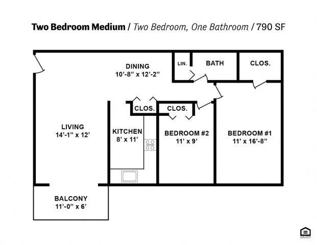 Floorplan - Edmondson Park Apartments