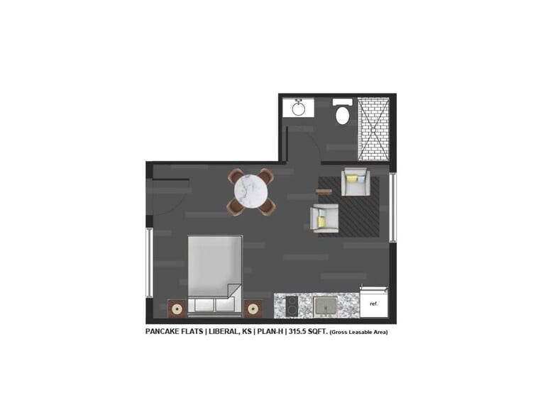 Interior Photo - Pancake Flats in Liberal