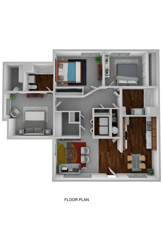 Floorplan - Country Meadows Apartments and Townhomes