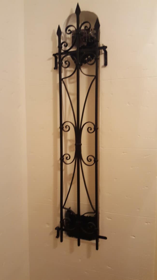Example of Original Interior Ironwork - 1103 S Crescent Heights Blvd