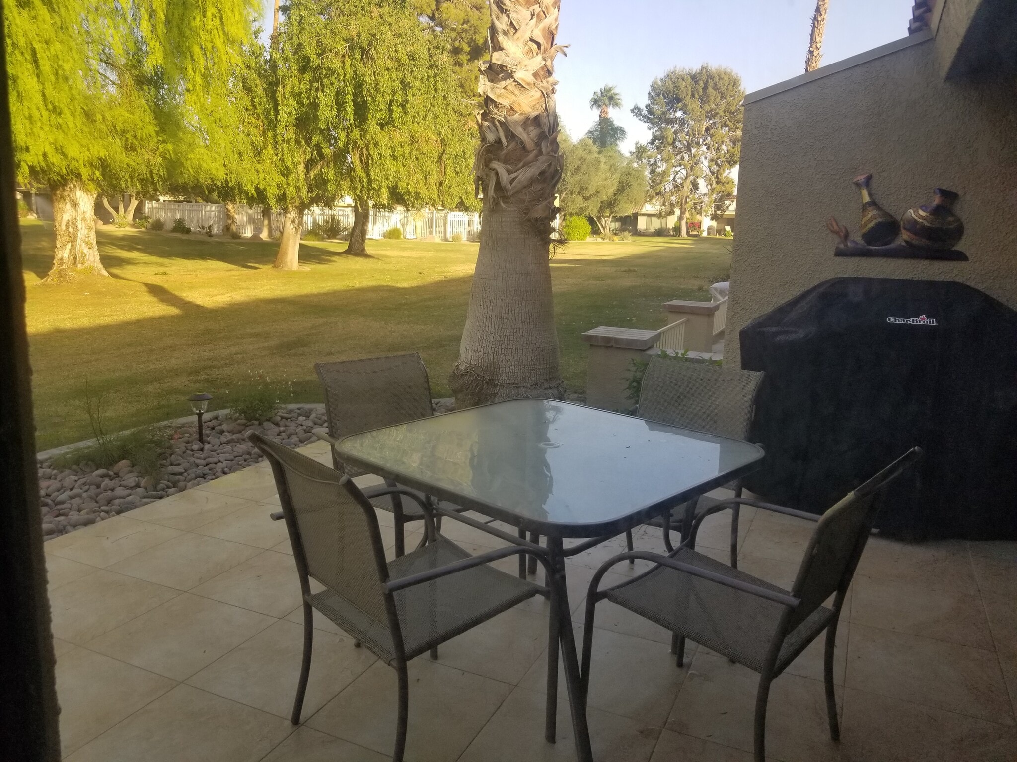 Patio, Greenbelt/pool - 77402 Preston Trl