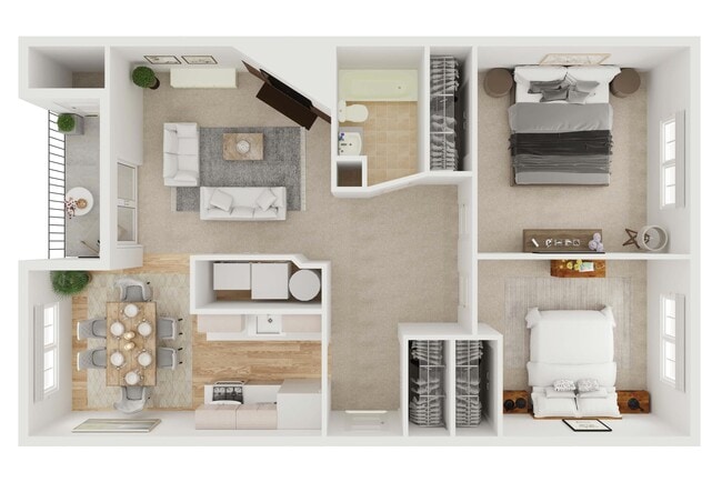 Floorplan - Peak 88 Apartments