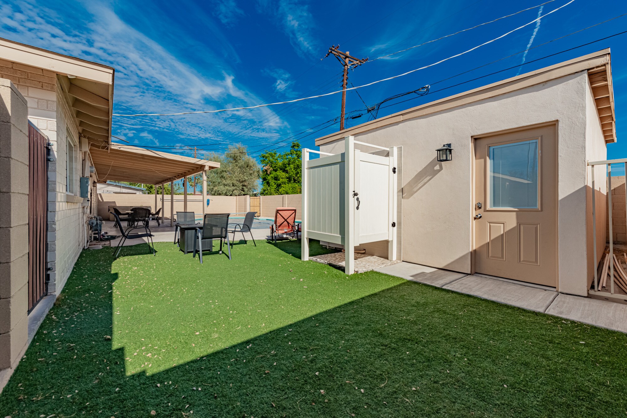 Back yard - 3801 N Hayden Rd