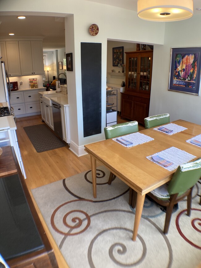 Dining Room looking toward kitchen (main level). - 526 24th St NE