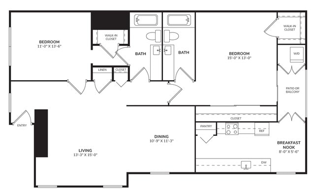 Floorplan - Allen House Apartments