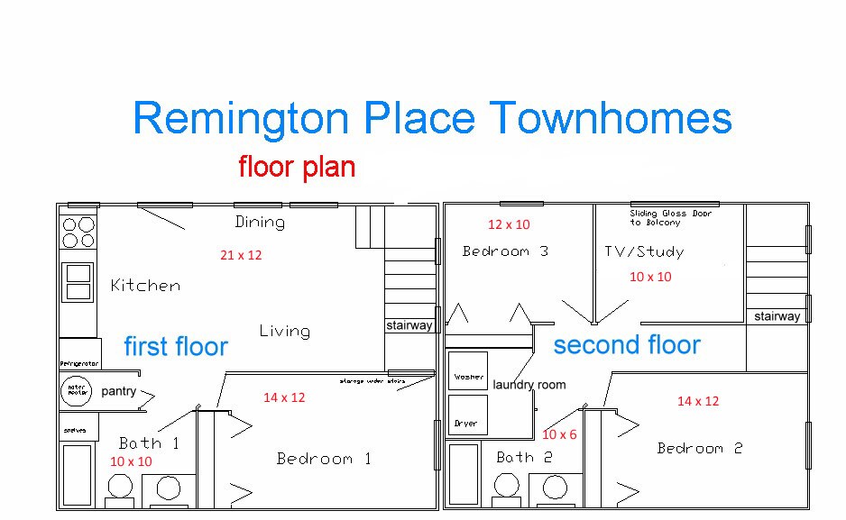 Floor plan - 1008 Remington St