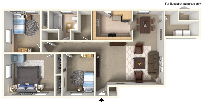 Wilson Acres Three Bedrooms - Hunter Army Airfield Homes