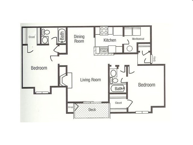 2BR/2BA - 1 Park Central Apartment Homes