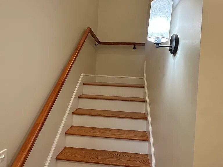 Stairs up to Unit - 117 Sharon St
