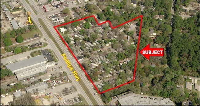 Aerial Photo - Sun Tree Mobile Home Community