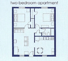 2BR/1BA - Colonial Arms Apartments