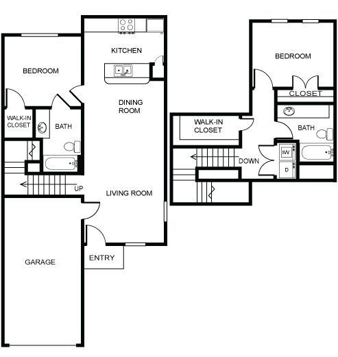 Floorplan - Chaparral Townhomes