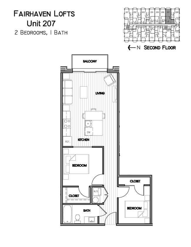 Floorplan - Fairhaven Lofts