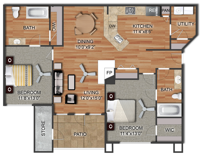 Floorplan - Southpoint Villas