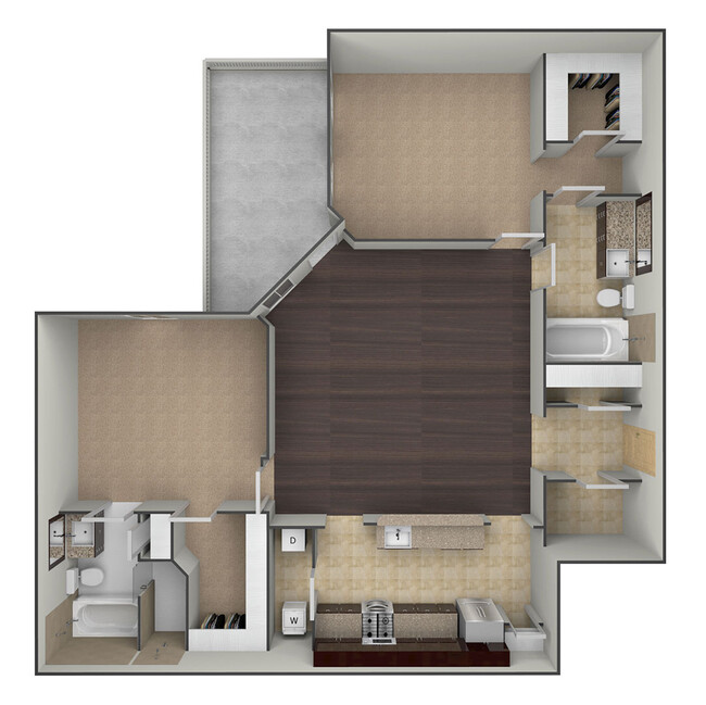 Floorplan - Bell Tower Flats