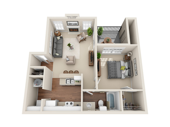 Floorplan - Indian Creek Apartments