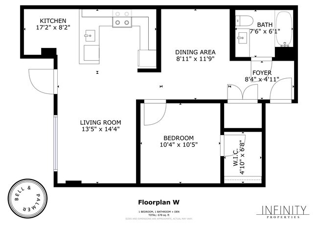 Floorplan - Bell and Palmer