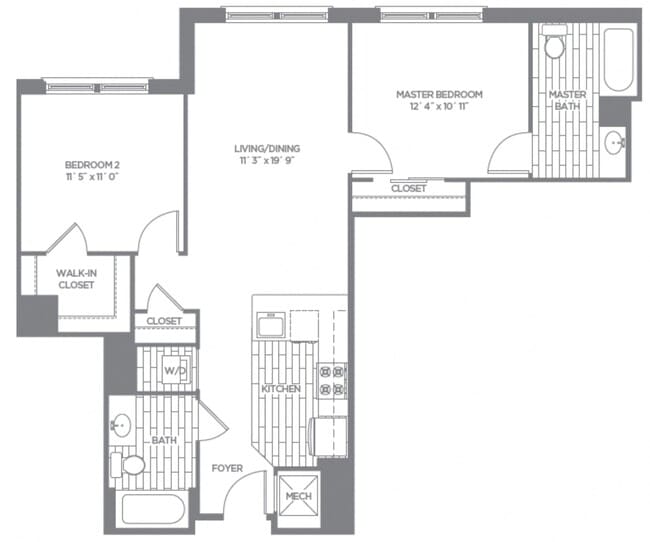 Floorplan - The Asher