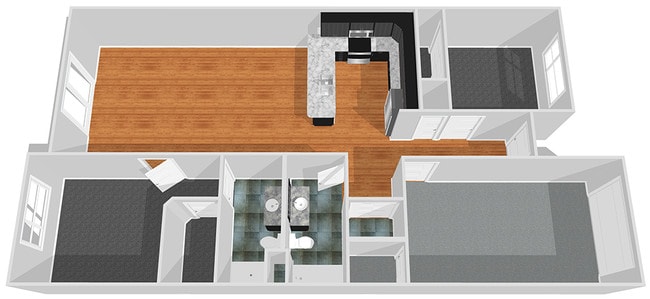 Floorplan - The Edge Luxury Apartments