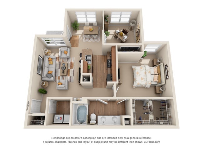 Floorplan - The Canyons Apartments