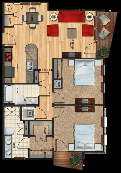 Floorplan - Vyne on Central