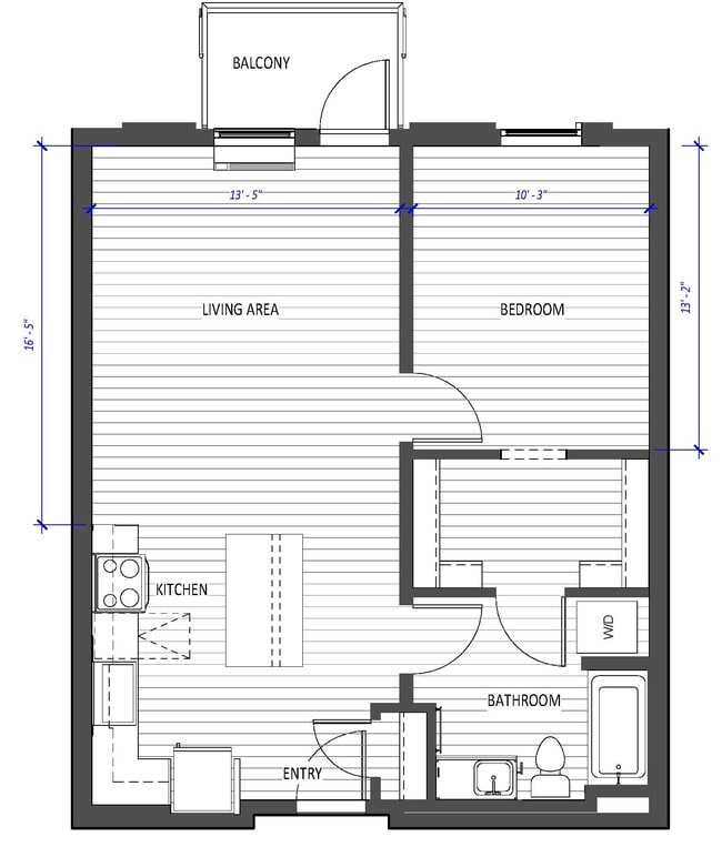 Floorplan - Hyas Point Apartments