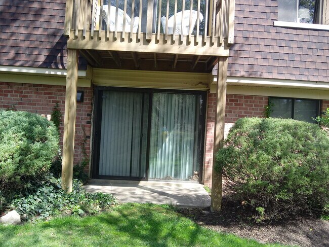 Patio door from the outside 1 - 813 Meadow Woods Ln