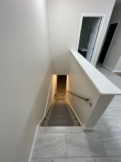 Steps to lower level - 6106 Wilson Ave