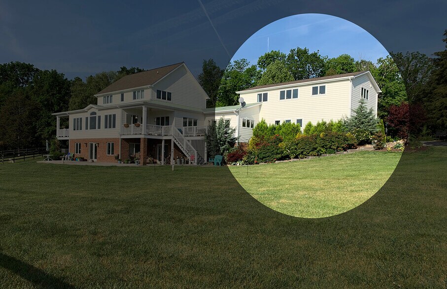 Exterior. The apartment is above the garage of a multi-generational family home. - 2353 Lusters Gate Rd