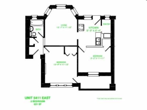 2BR/1BA - 5411-5421 S. Ellis Avenue