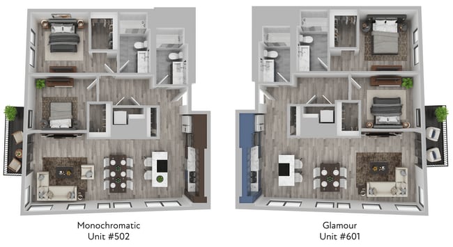 Floorplan - Hyas Point Apartments