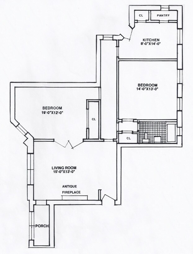 Floorplan - 1125 Davis St./ 1603-11 Ridge Ave.