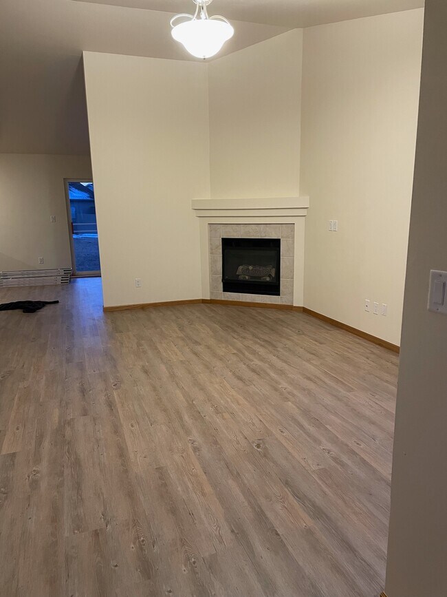 Living room, fireplace - 1023 Rolling Meadows Dr