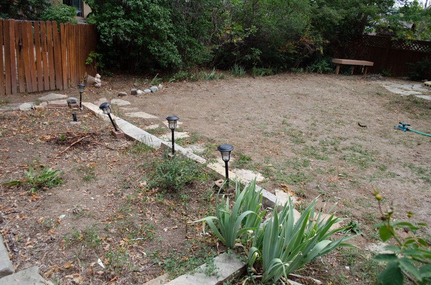 Backyard Pathway from Garden Bed - 1314 Grant St