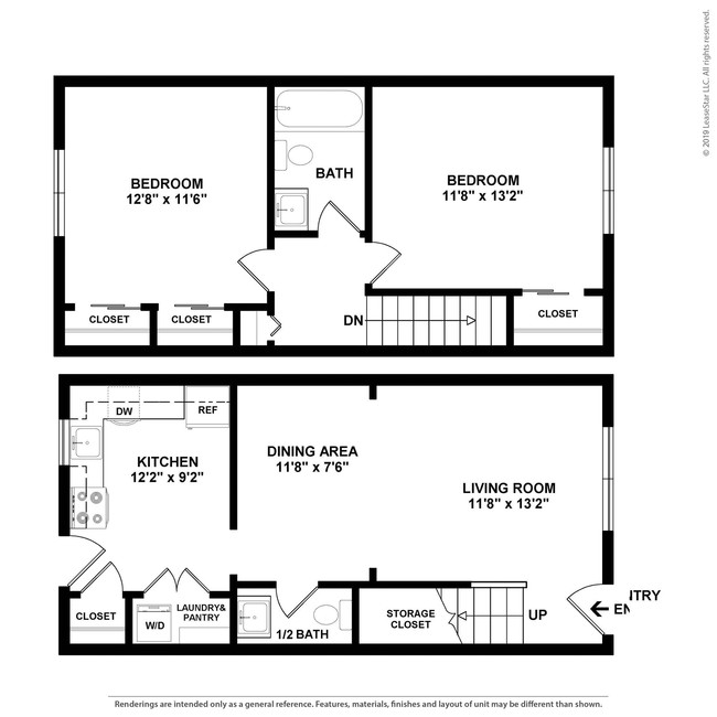 Floorplan - Landmark at Gayton Apartments