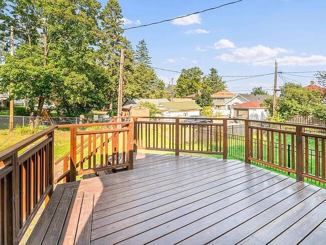 Deck view and backyard - 922 N 14th Ave E