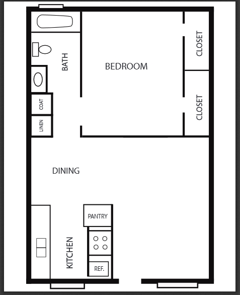 Floorplan - Fircrest Apartments