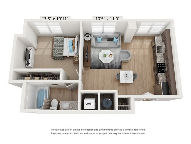 1 Bed 1 Bath - The Edge