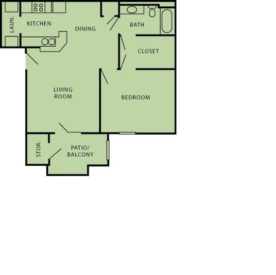 Floorplan - Cypress Park Apartments
