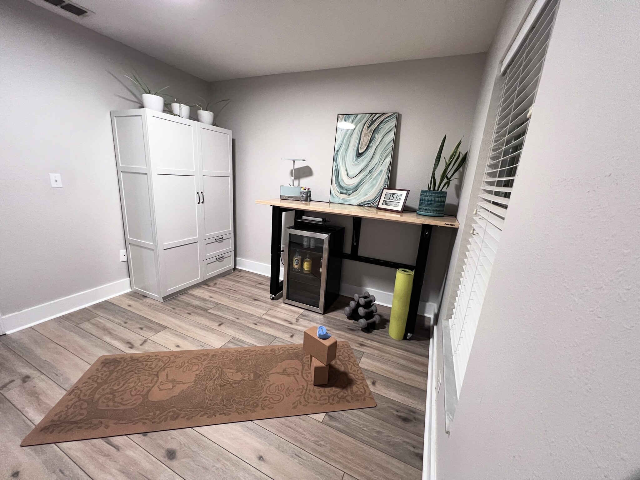 Bedroom/Office# 2 with LVP Flooring - 808 9th Ave N