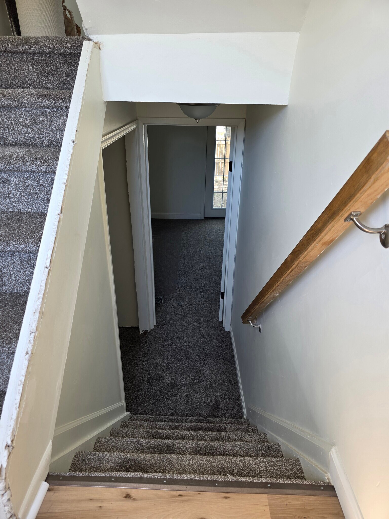 View to basement and closet on the left with extra storage - 1718 Judy Way