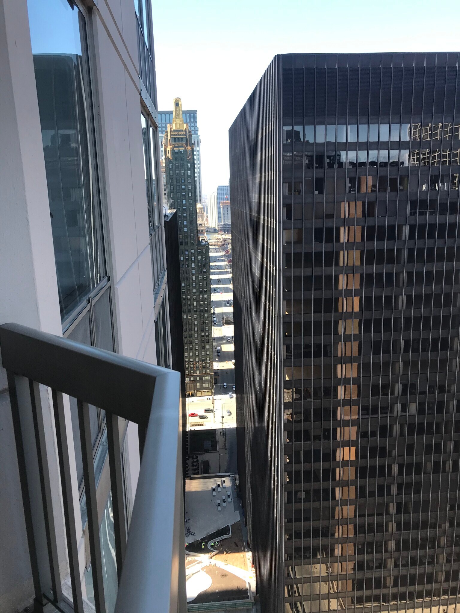 Balcony view west - 222 N Columbus Dr