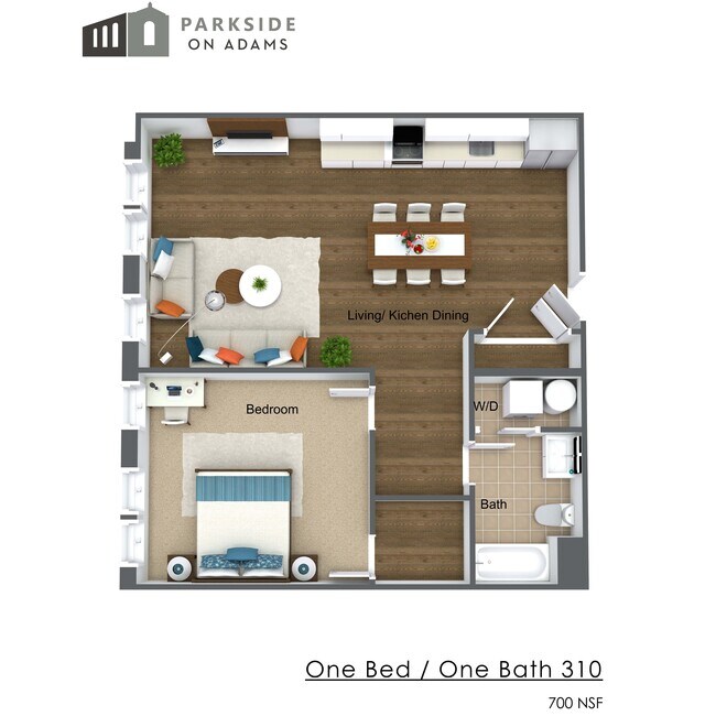 Floorplan - Parkside on Adams