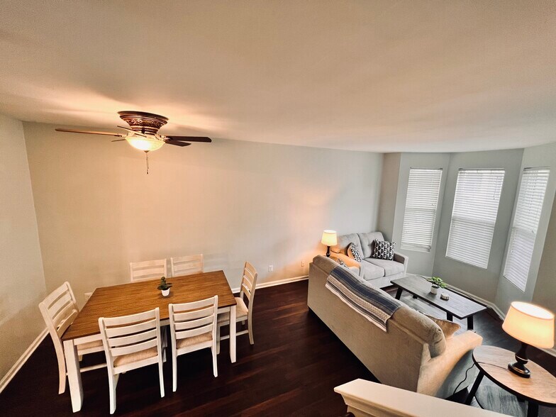 Furnished living room. - 4148 Strawbridge Ct