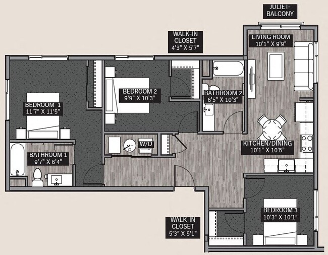 Floorplan - Central Park II & III