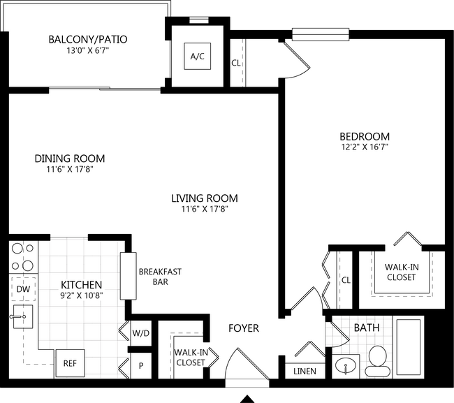 Floorplan - PeachTree of McLean