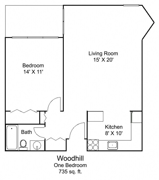 Floorplan - Hillsborough Apartments