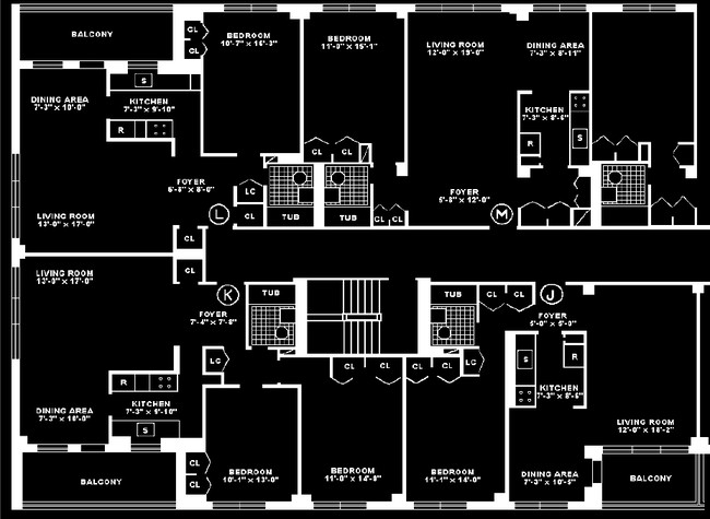 Floorplan - Executive House Apartments