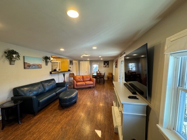 Living room and dining view - 312 Lehigh Dr