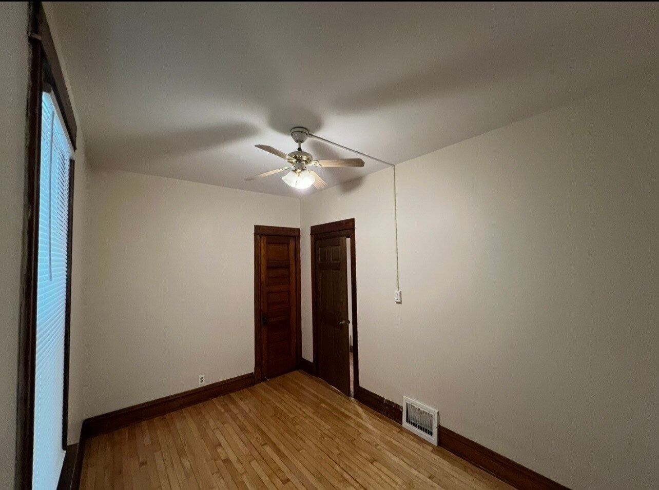 Second bedroom with closet and ceiling fan - 3748 W Lyndale St